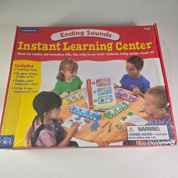 Lakeshore | Toys | Lakeshore Ending Sounds Instant Learning Center ...